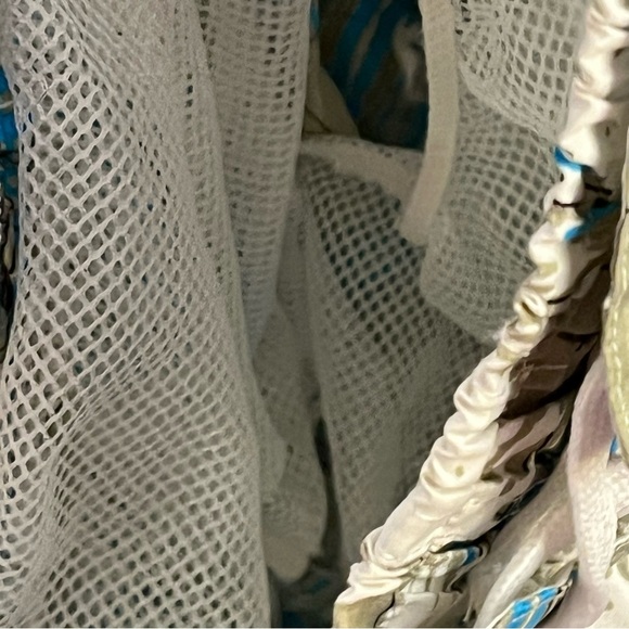 VTG Tropical Hawaiian Swim Trunks Men's M Floral Hibiscus‎ Plaid Mesh Lined Y2K - Picture 8 of 13